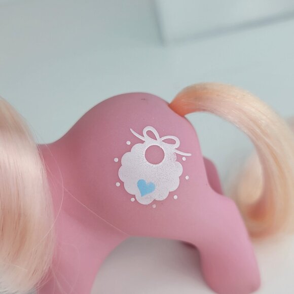 My Little Pony MLP 1985 Pink Baby Tiddly Winks Hasbro - Picture 15 of 16